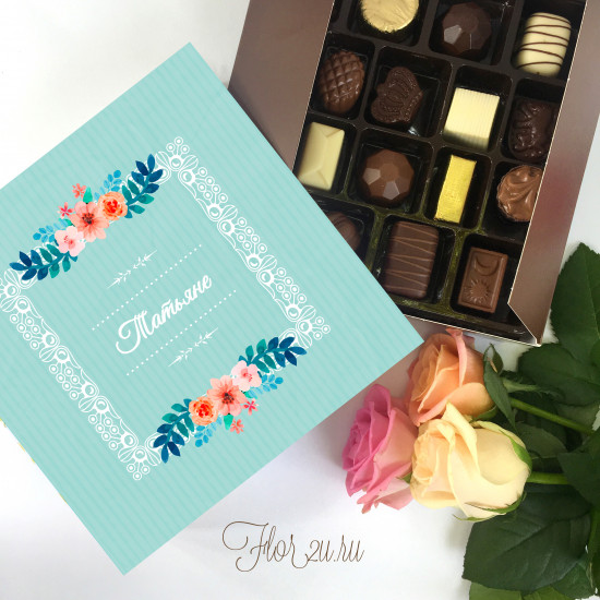Подарки Бельгийский шоколад Цветы Тиффани