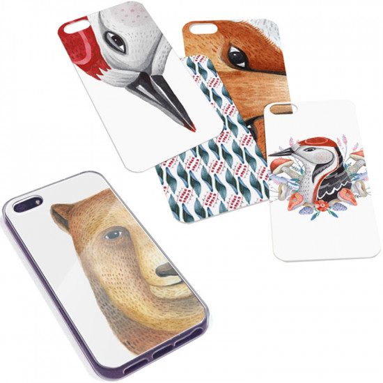 Подарки Чехол со сменными картинками для iPhone 5/5S Animal