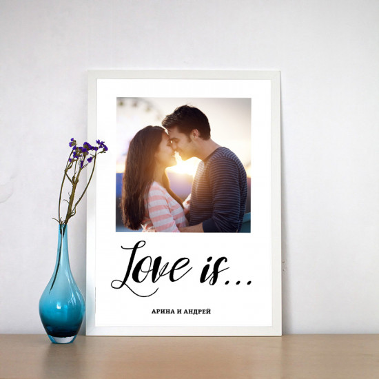 Постеры Постер Это Любовь с Вашим фото