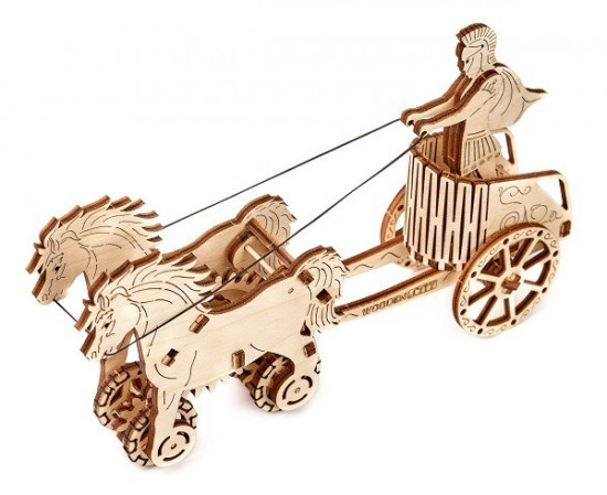 Модели для сборки 3D-пазл механический Wooden.City Римская колесница