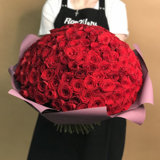 151 красная роза (50 см)