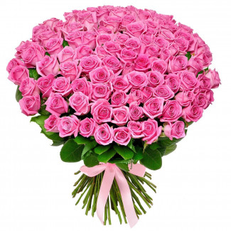 Розы Букет из 201 розовой розы (60 см)