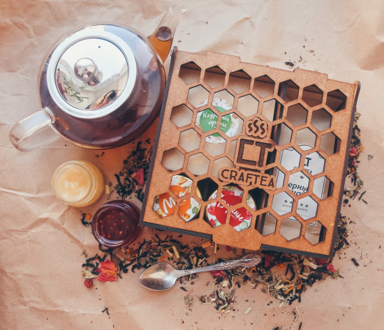 Наборы: Чай/Кофе и Мед Чайный набор CrafTea «Honey&Jam»