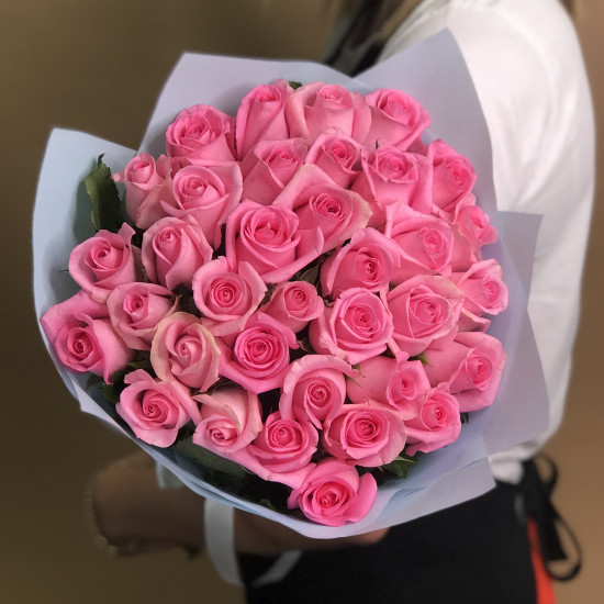 Букеты из роз Букет из 35 роз (80 см)