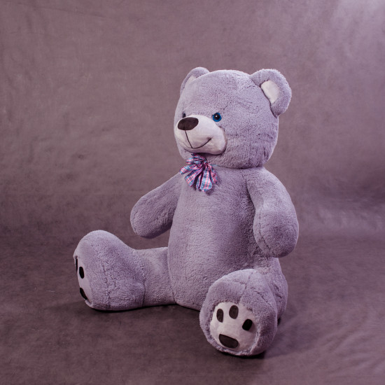 Мягкие игрушки Плюшевый медведь Потап 150 см - мд-20/12-150-серый