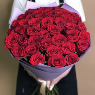 Букет из 41 красной розы (70  см)