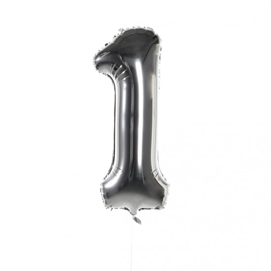 Воздушные шары Воздушные шары Цифры (серебро) 1