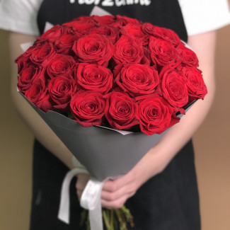 Букет из 35 красных роз (40 см)