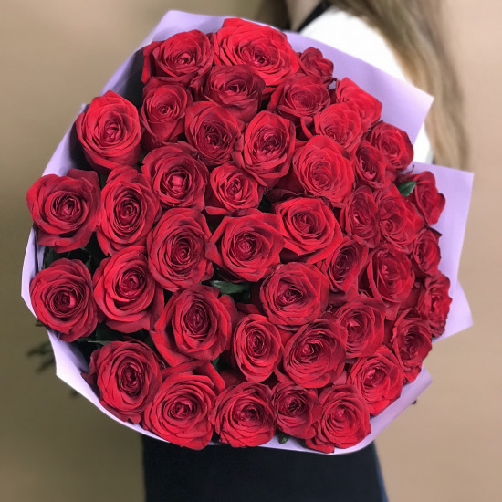 Розы Букет из 41 красной розы (70  см)